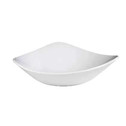 Lotus White Triangel Teller tief 23.5cm