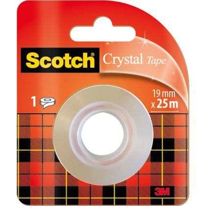 SCOTCH    Rolle Crystal 600     19mmx25m