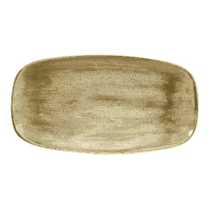 Stonecast Samphire Green rechteckiger Teller 35.5x18.9cm