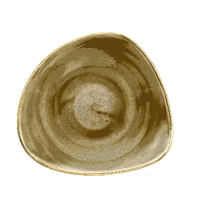 Stonecast Samphire Green Triangel Teller tief 23.5cm