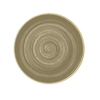 Stonecast Samphire Green Walled Teller flach 21cm