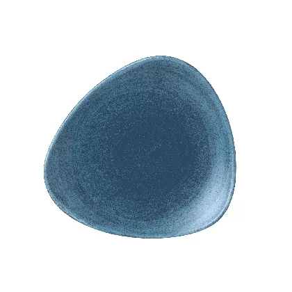 Stonecast Aqueous Lagoon Triangel Teller flach 22.9cm