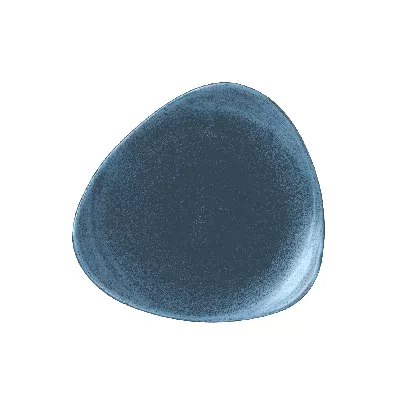 Stonecast Aqueous Lagoon Triangel Teller flach 19.2cm