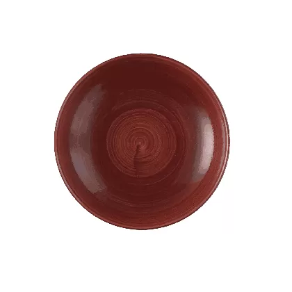 Stonecast Patina Red Rust Coupe Teller tief 24.8cm