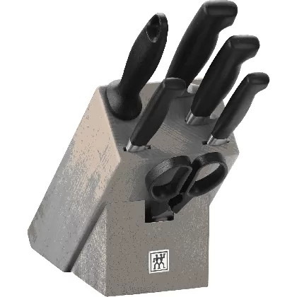 7tlg Four Star Messerblock natur