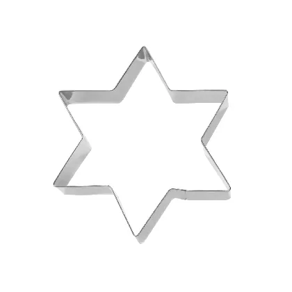 Lebkuchen-Ausstechform Stern, 12cm