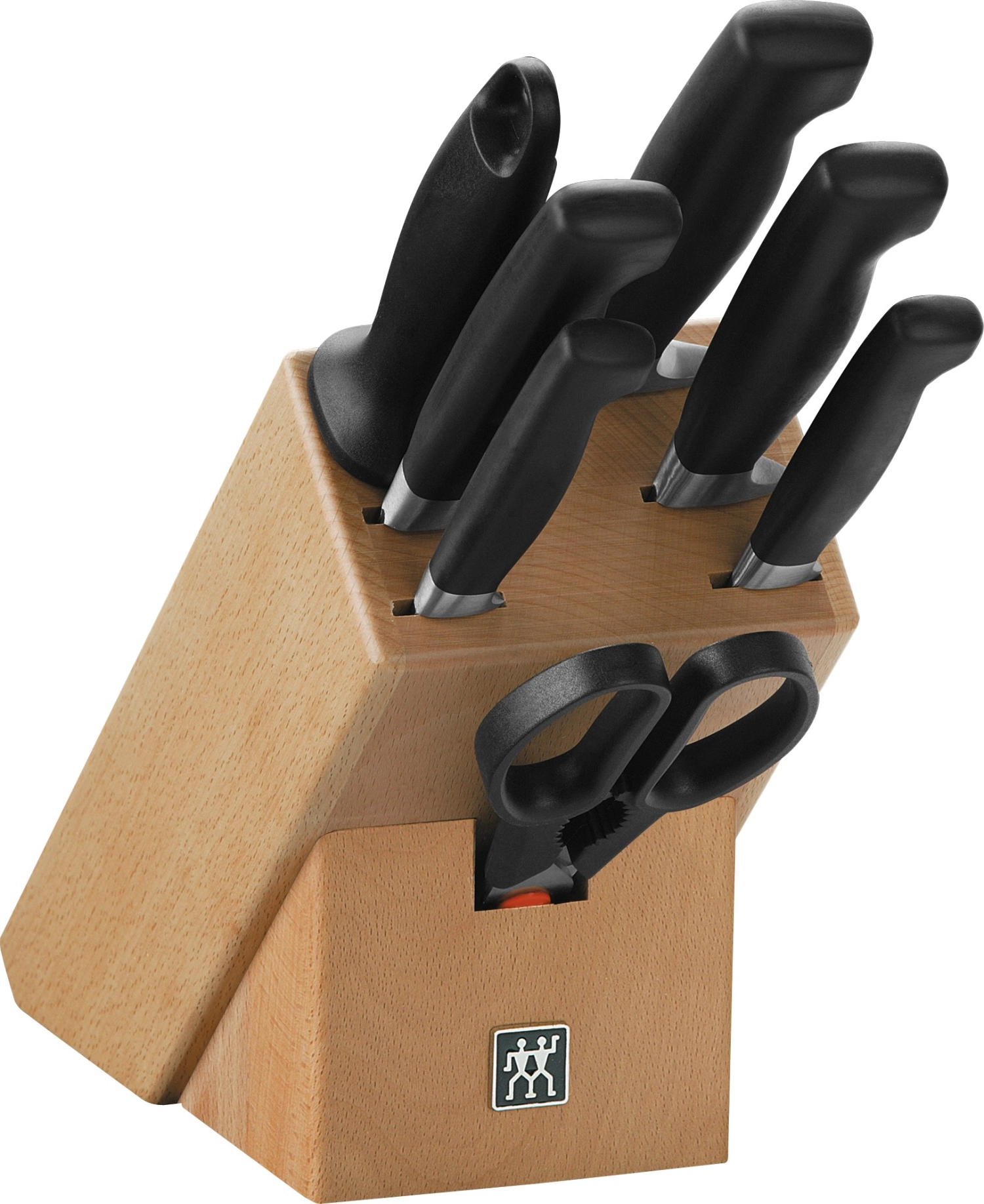 8tlg Four Star Messerblock natur