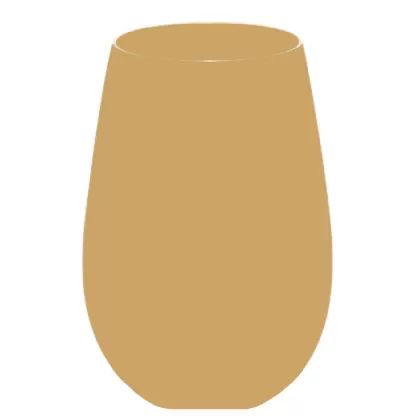 Elements Becher 465ml schwarz/gold