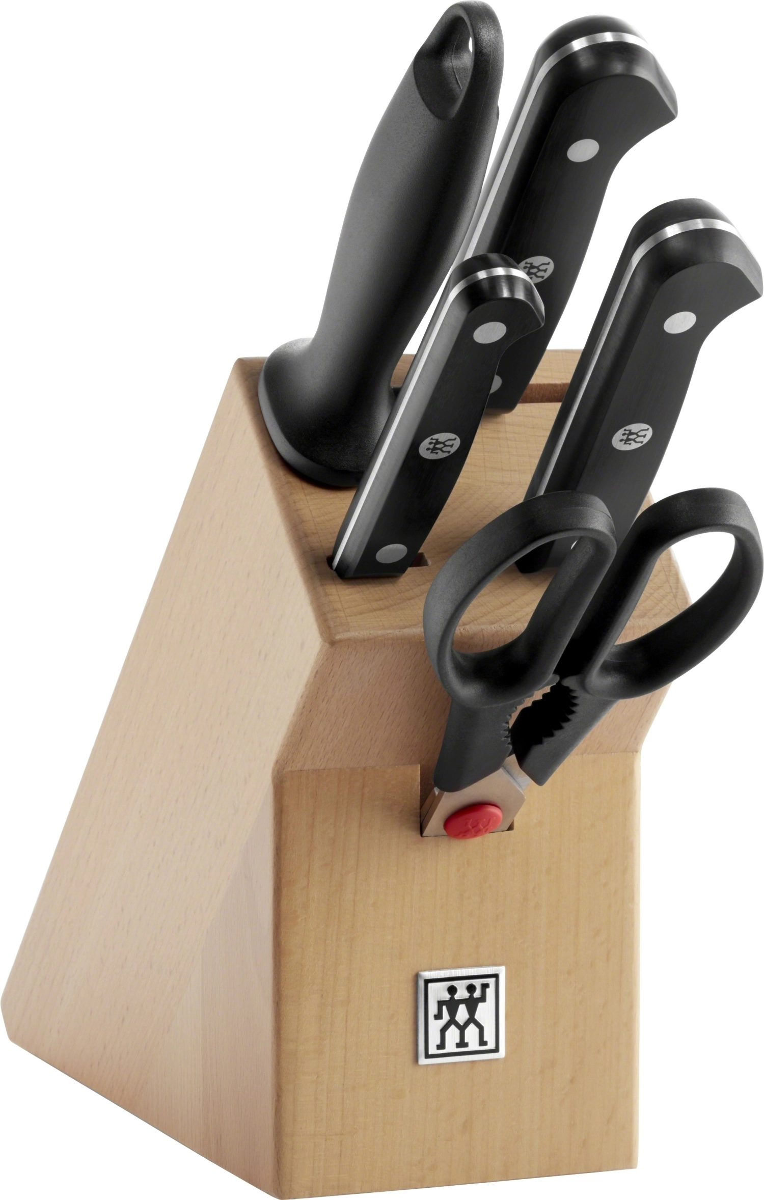 6tlg Gourmet Messerblock natur (Promo 20)
