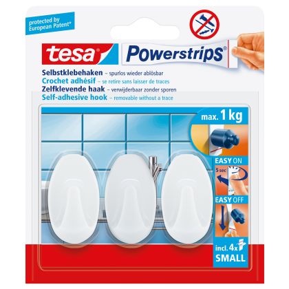 TESA      Powerstrips Haken            L