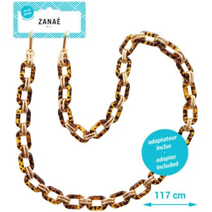 ZANAÉ     Phone Wristlace Golden Stone