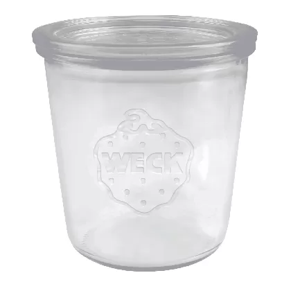 WECK Sturzglas 580ml RR100 mit Deckel