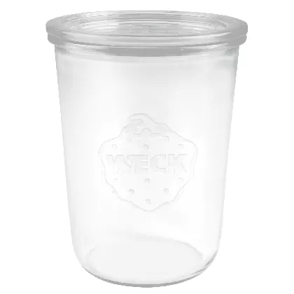 WECK Sturzglas 850ml RR100 mit Deckel
