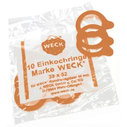 10 Stk. Einkochringe RR40 39x52