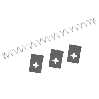 Beutel 3 Stk. Abstreifplättchen u. 1 Ersatzfeder für 4035WM