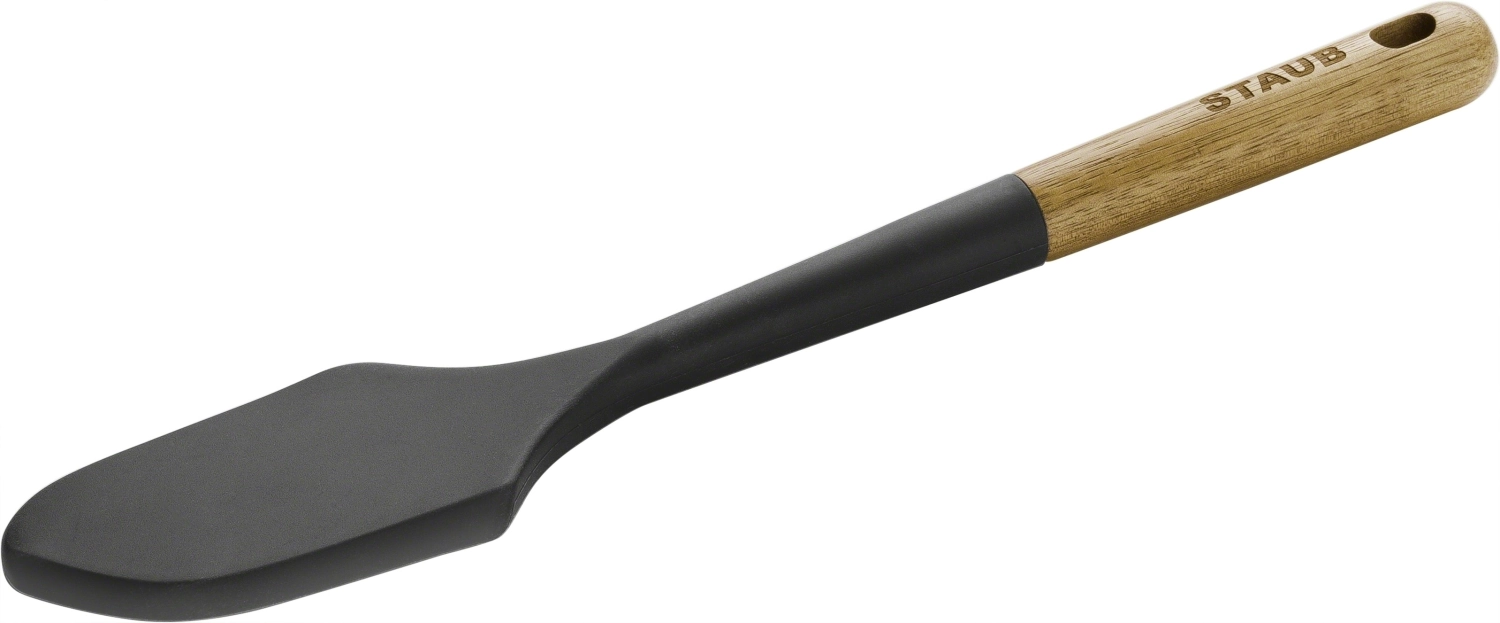 Teigschaber, 30cm Akazie Silikon