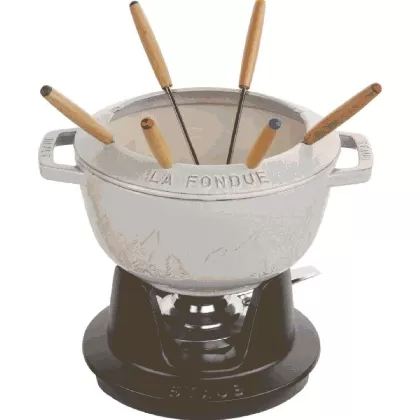 Special Fondue Set, Weisser Trüffel 20cm