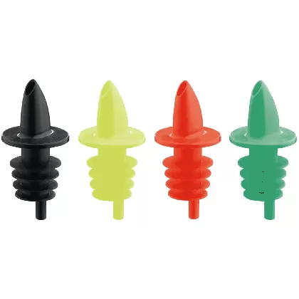 4 Stk. Jet-Pour Ausgiesser farbig, assortiert