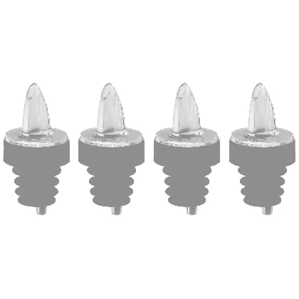 4 Stk. Jet-Pour Ausgiesser transparent
