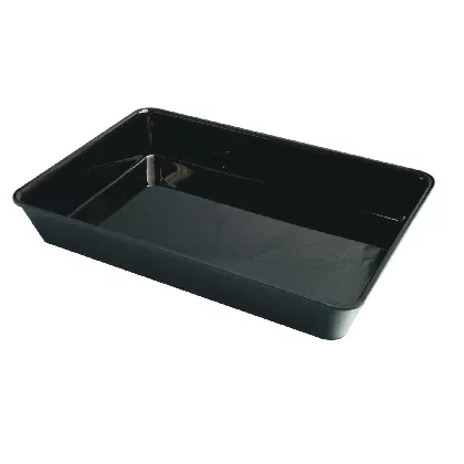 Rechteckige Schale 42x28x5cm schwarz