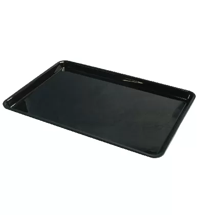 Rechteckige Schale 42x28x2cm schwarz