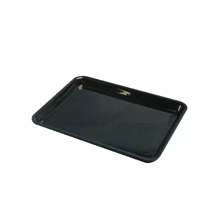 Rechteckige Schale 28x21x2cm schwarz