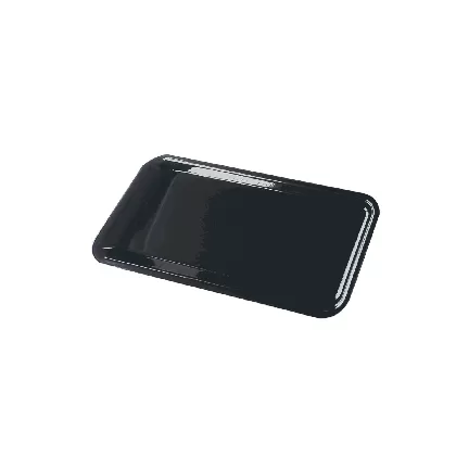 Rechteckige Schale 28x14x2cm schwarz