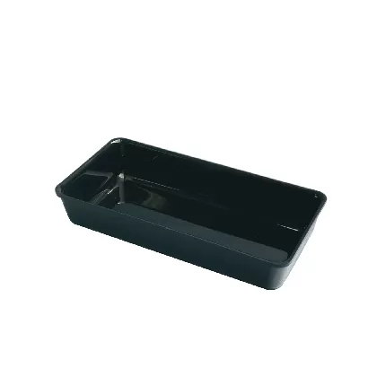 Rechteckige Schale 28x14x5cm schwarz
