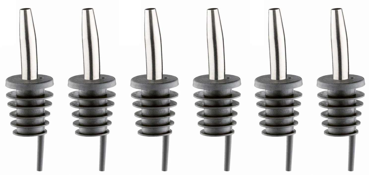 6er Set Gastro-Ausgiesser kurze Form