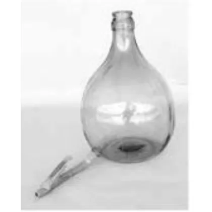 Glasflasche, 5 Liter, mit Druckhahn (ohne Zapfen)