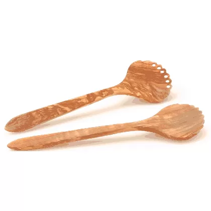 Olivenholz Salatbesteck Nr.1, 31.5 cm
