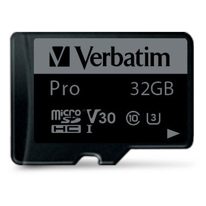 VERBATIM  Micro SDHC Pro U3         32GB
