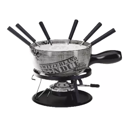 Käsefondue-Set Switzerland Fondue, 9-teilig, Ø22cm