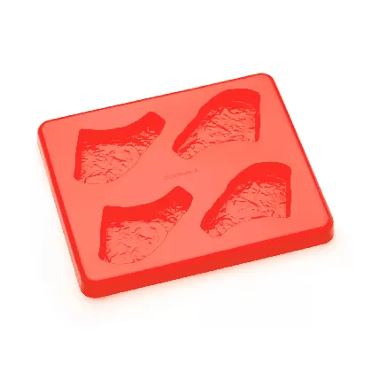Form für pürierte Speisen m.Deckel rot Kotelette 105/100g