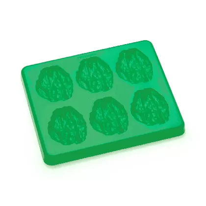 Form für pürierte Speisen m.Deckel grün Spinat/Rührei 60/65g