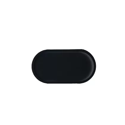 Beton Dekotablett Deep Black 18x9.5x1.7cm