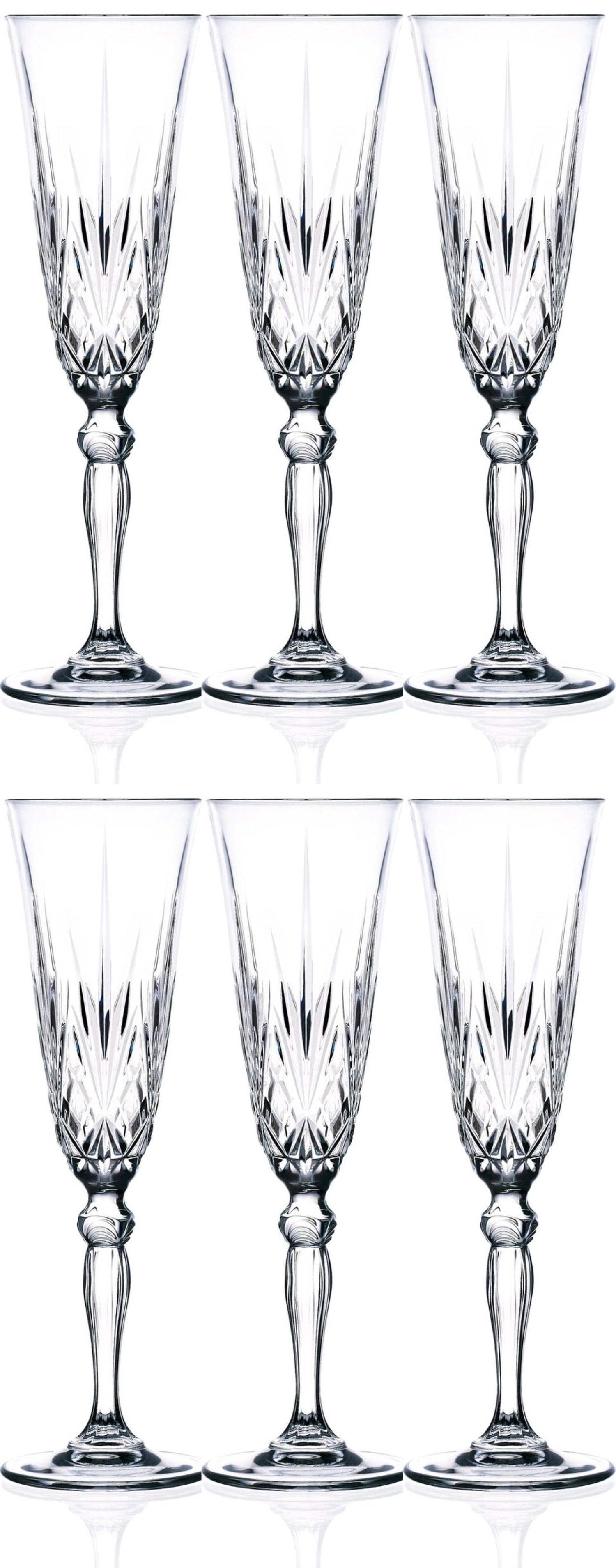 6er Set Melodia Flute Ø7.0 H22.2 cm, 16cl