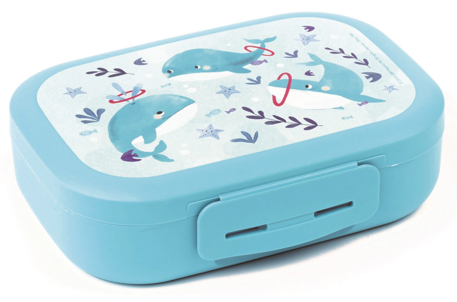 Sealife Lunchbox Wal 180x132x50  Hellblau
