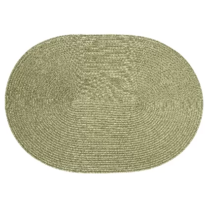 Tischset oval schilfgrün 45x31cm