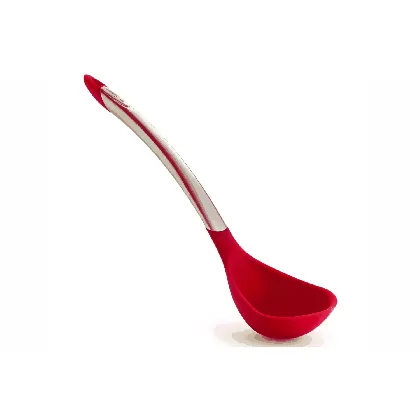 Kochlöffel 31cm Edelstahl/Kunststoff rot