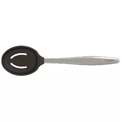 Piccolo Tools Mini Kochlöffel geschlitzt, schwarz