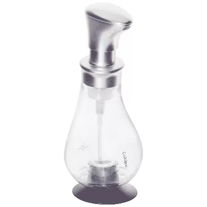Schaum-Seifenspender matt Silber, 390ml