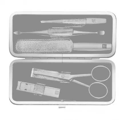 TWINOX Rahmenetui silber 5-tlg.