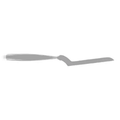 Weichkäsemesser Monaco+ Nr.3 silber Edelstahl 290x80x15mm