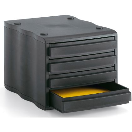 STYRO     Schubladenbox          schwarz