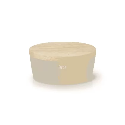 Keramik Brottopf oval, schwarz, 30x23xH13,5cm