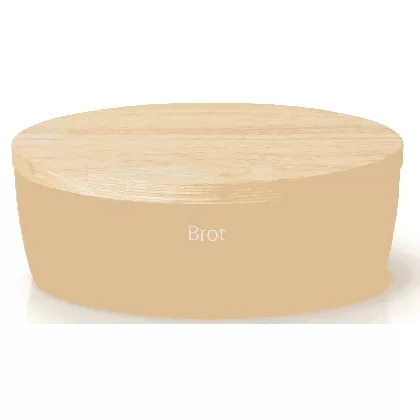 Keramik Brottopf oval, schwarz, 36x23xH13,5cm