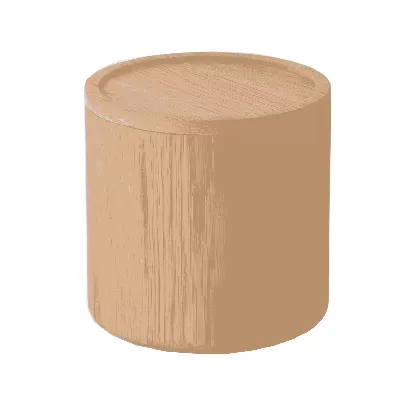 Eiche Dose, 13x13xH13cm