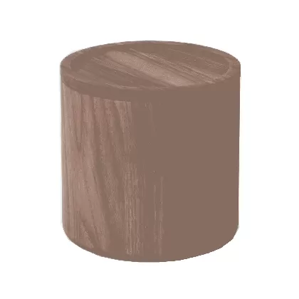 Walnuss Dose, 13x13xH13cm