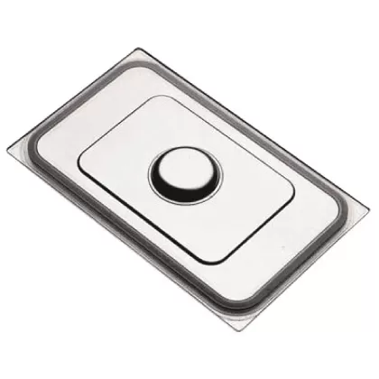 GN Deckel 1/1 Edelstahl mit Silikondichtung